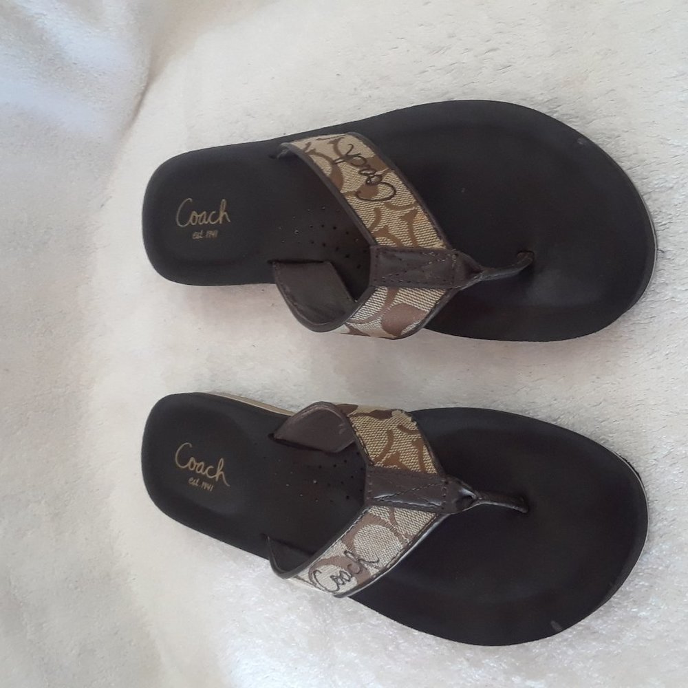 COACH flip flops